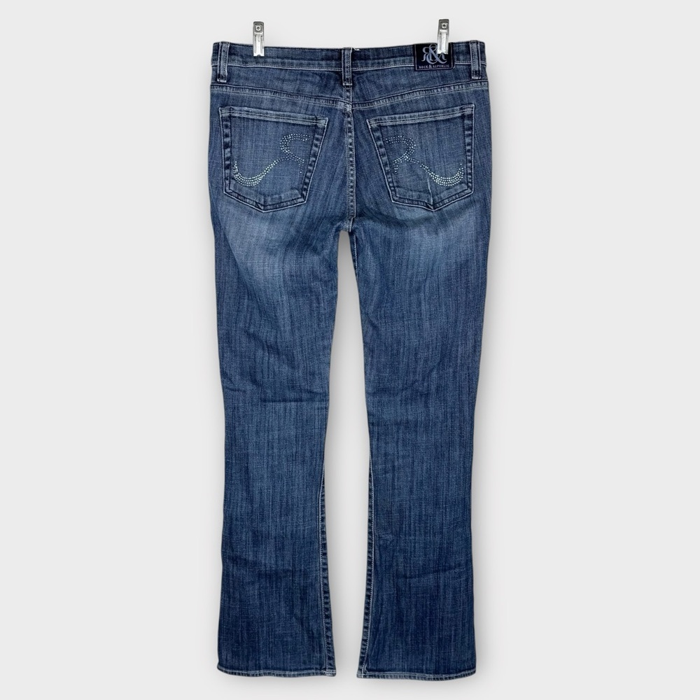 Rock & Republic Kasandra dark wash bootcut jeans 12 mid-rise stretch western EUC